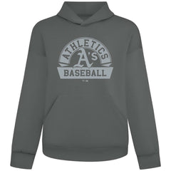 Athletics Levelwear Luxe Signature Banner Arch Tri-Blend Hoodie - Gray