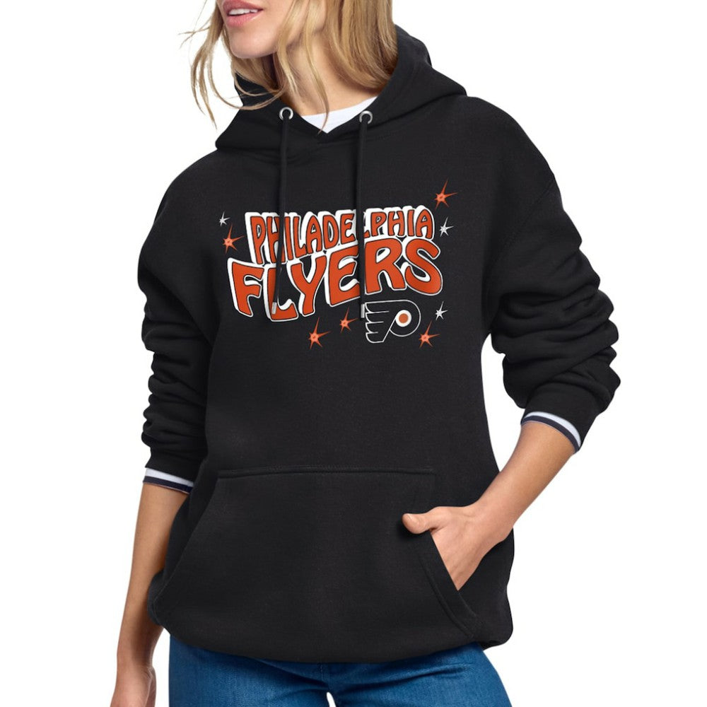 Philadelphia Flyers Starter Women's Fireworks Fleece Hoodie Black
