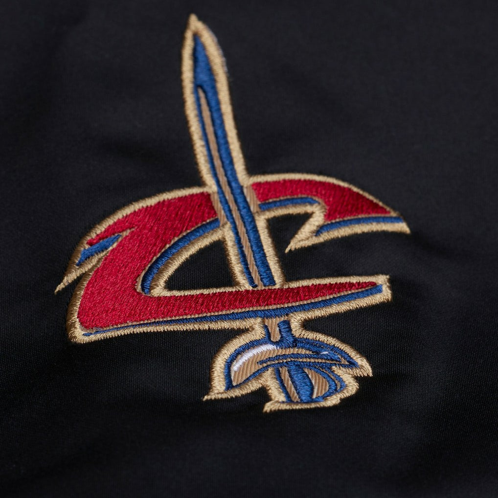 Cleveland Cavaliers Hardwood Classics Nights Walk the Tunnel Satin Bomber Full-Snap Hooded Jacket sale - Black | Mitchell & Ness shop