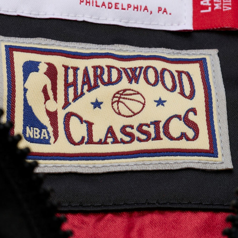 Cleveland Cavaliers Hardwood Classics Nights Walk the Tunnel Satin Bomber Full-Snap Hooded Jacket sale - Black | Mitchell & Ness shop
