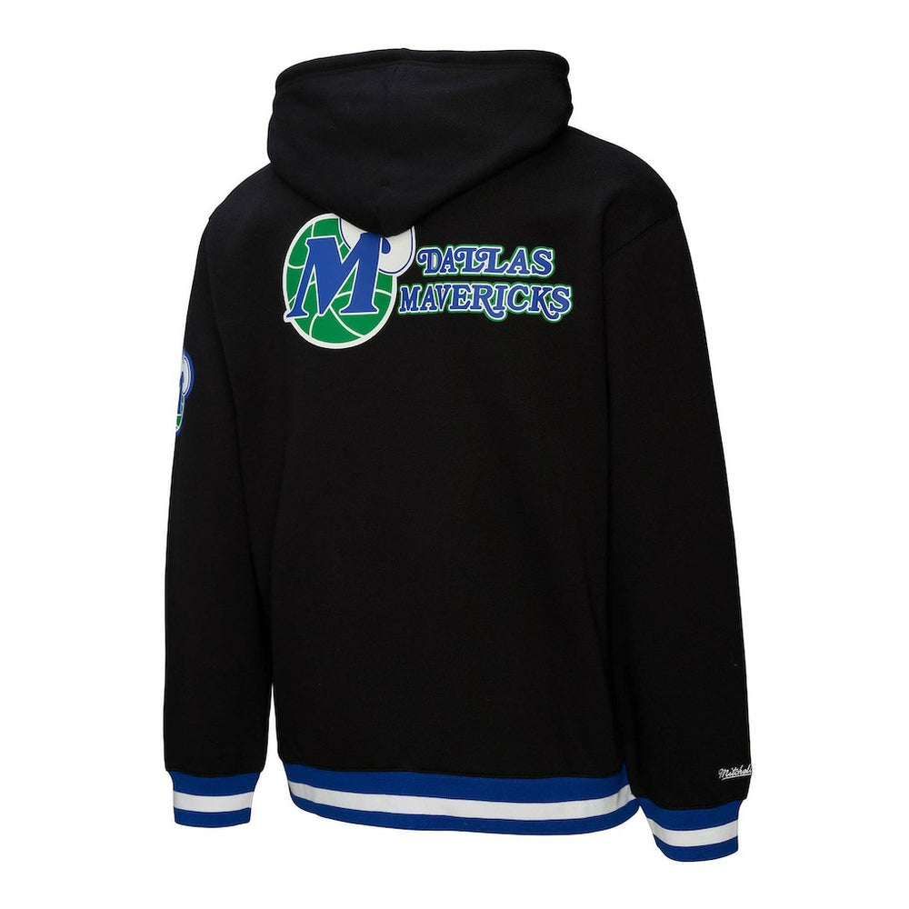 Dallas Mavericks Hardwood Classics Nights Playmaker Fleece Hoodie sale - Black | Mitchell & Ness discount