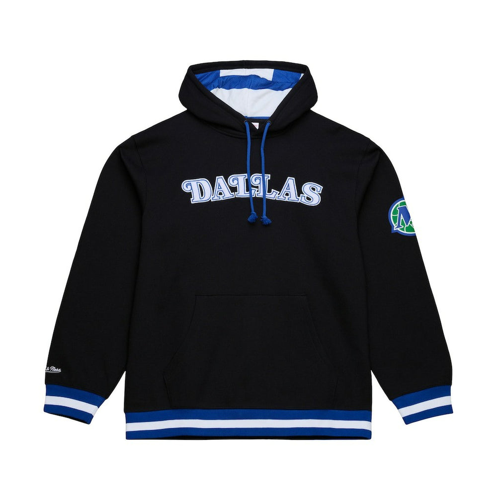 Dallas Mavericks Hardwood Classics Nights Playmaker Fleece Hoodie sale - Black | Mitchell & Ness discount