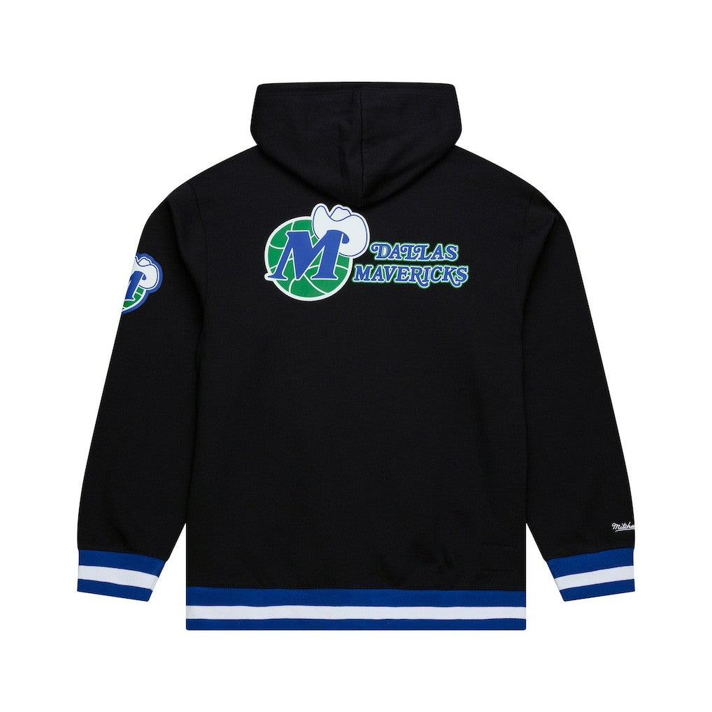 Dallas Mavericks Hardwood Classics Nights Playmaker Fleece Hoodie sale - Black | Mitchell & Ness discount