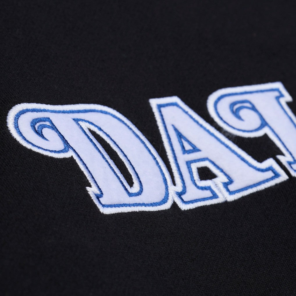 Dallas Mavericks Hardwood Classics Nights Playmaker Fleece Hoodie sale - Black | Mitchell & Ness discount