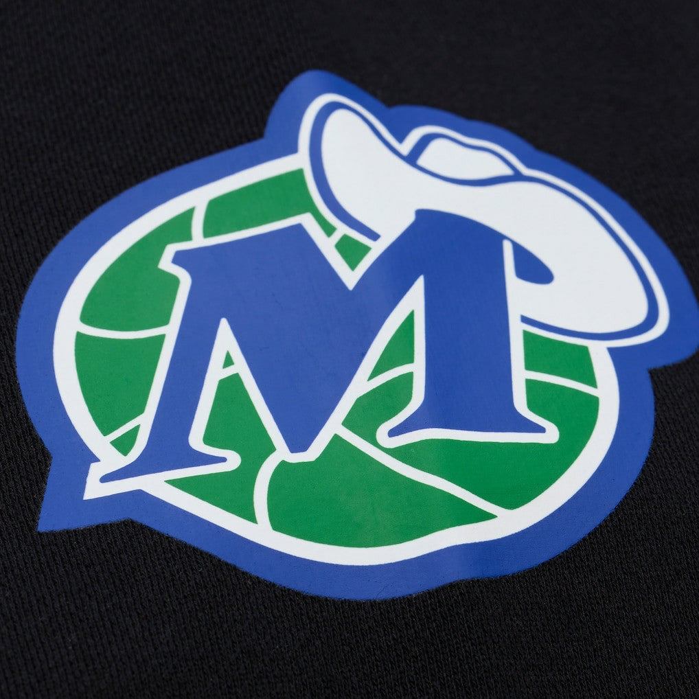 Dallas Mavericks Hardwood Classics Nights Playmaker Fleece Hoodie sale - Black | Mitchell & Ness discount