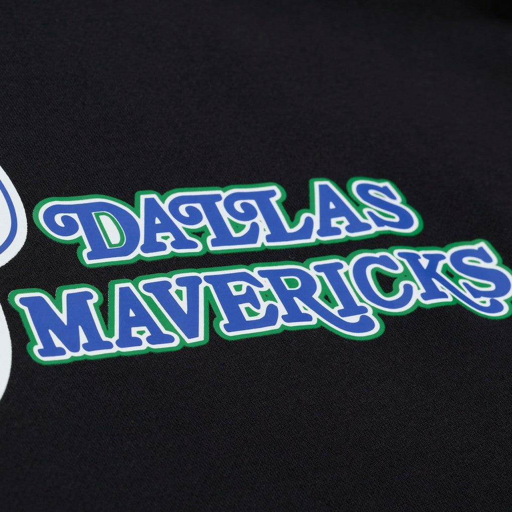 Dallas Mavericks Hardwood Classics Nights Playmaker Fleece Hoodie sale - Black | Mitchell & Ness discount