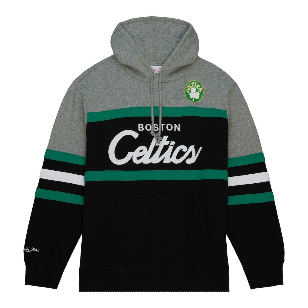 Boston Celtics Head Coach Hoodie - Black/Gray | Mitchell & Ness on sale