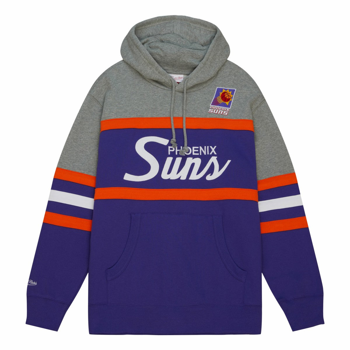 Phoenix Suns Head Coach Hoodie - Purple/Gray | Mitchell & Ness sale