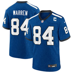 Tyler Warren Indianapolis Colts Alternate 2 Indiana Nights Game Jersey - Heather Royal | Nike online