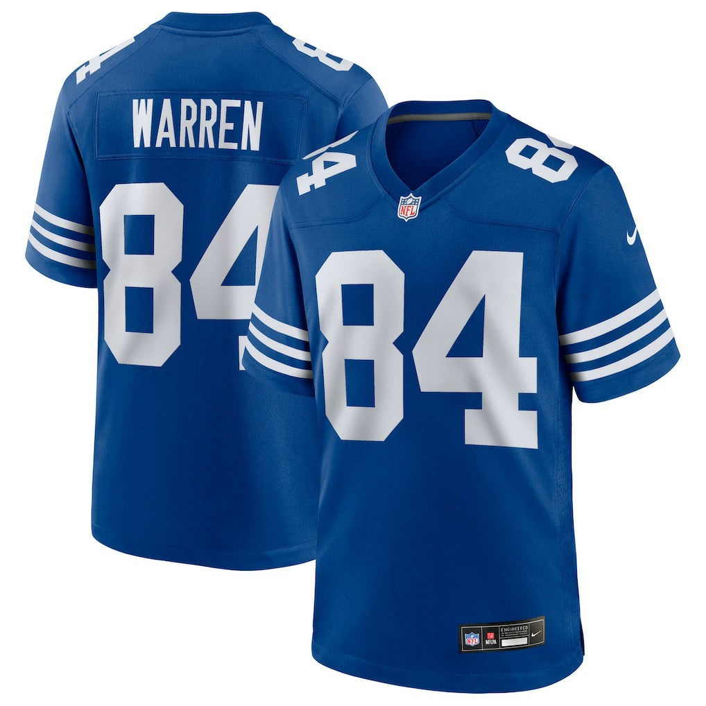 Tyler Warren Indianapolis Colts Alternate Game Jersey - Royal | Nike outlet