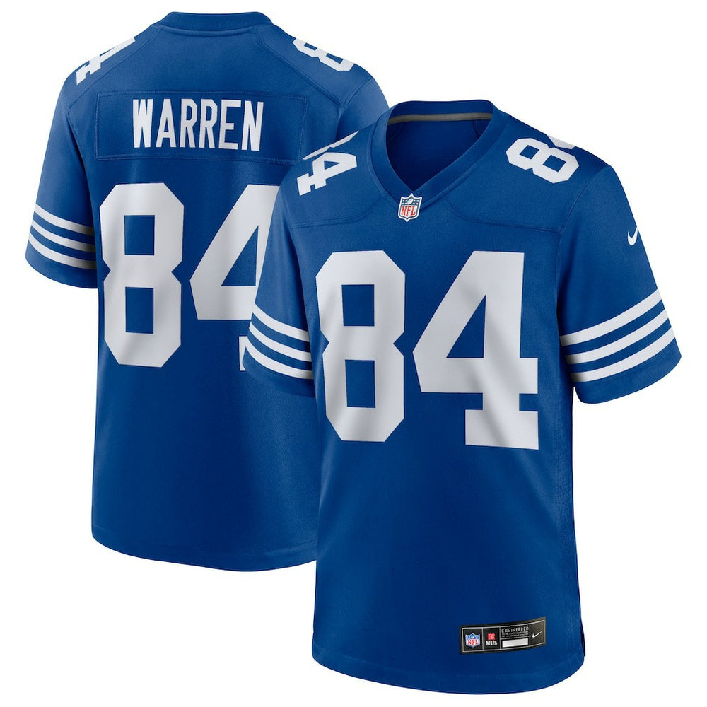 Tyler Warren Indianapolis Colts Alternate Game Jersey - Royal | Nike outlet