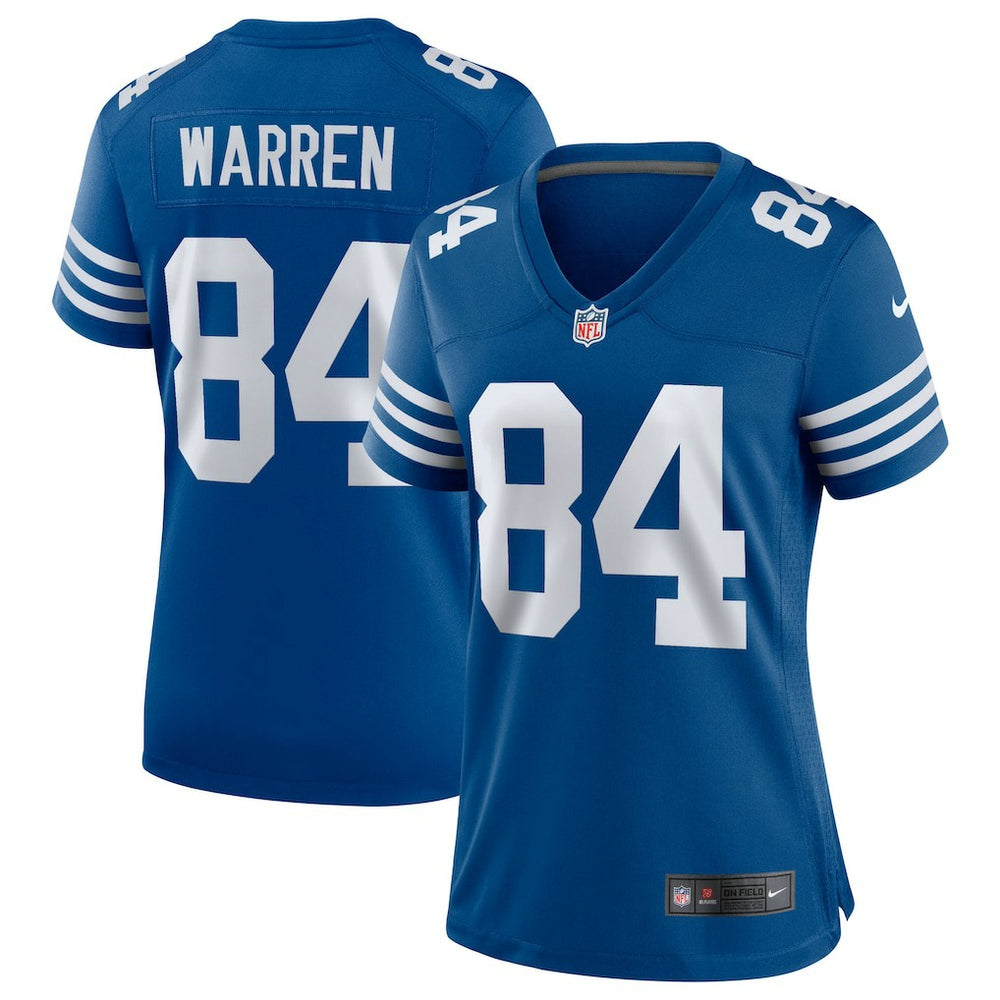 Tyler Warren Indianapolis Colts Women's Alternate Game Jersey - Royal | Nike on sale