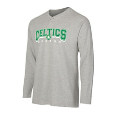 Boston Celtics Concepts Sport Hawthorn Thermal Knit Long Sleeve Henley T-Shirt - Gray outlet