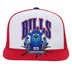 Buffalo Bills Youth Team Mascot Snapback Hat - White on sale
