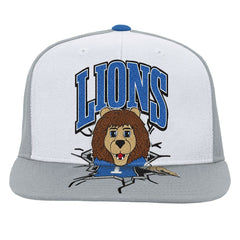 Detroit Lions Youth Team Mascot Snapback Hat - White online