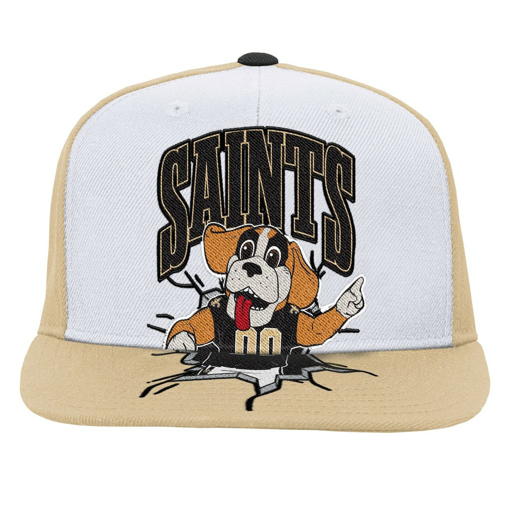 New Orleans Saints Youth Team Mascot Snapback Hat - White online