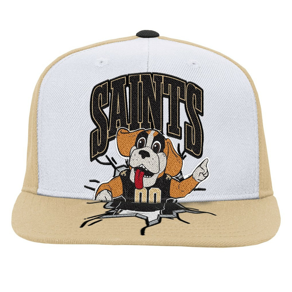 New Orleans Saints Youth Team Mascot Snapback Hat - White online