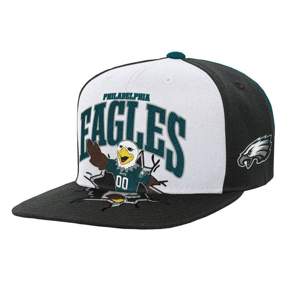 Philadelphia Eagles Youth Team Mascot Snapback Hat - White on sale