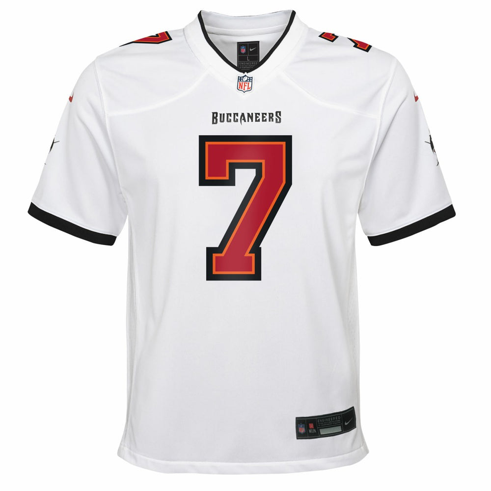 Bucky Irving Tampa Bay Buccaneers Youth White Game Jersey - White | Nike cheap