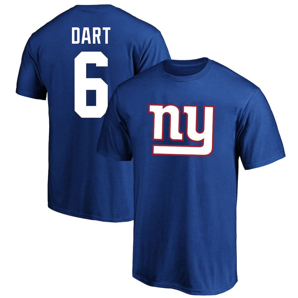 Jaxson Dart New York Giants Big & Tall Player Name & Number T-Shirt - Royal discount