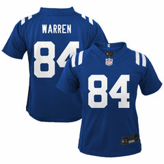 Tyler Warren Indianapolis Colts Preschool Team Game Jersey - Royal | Nike discount
