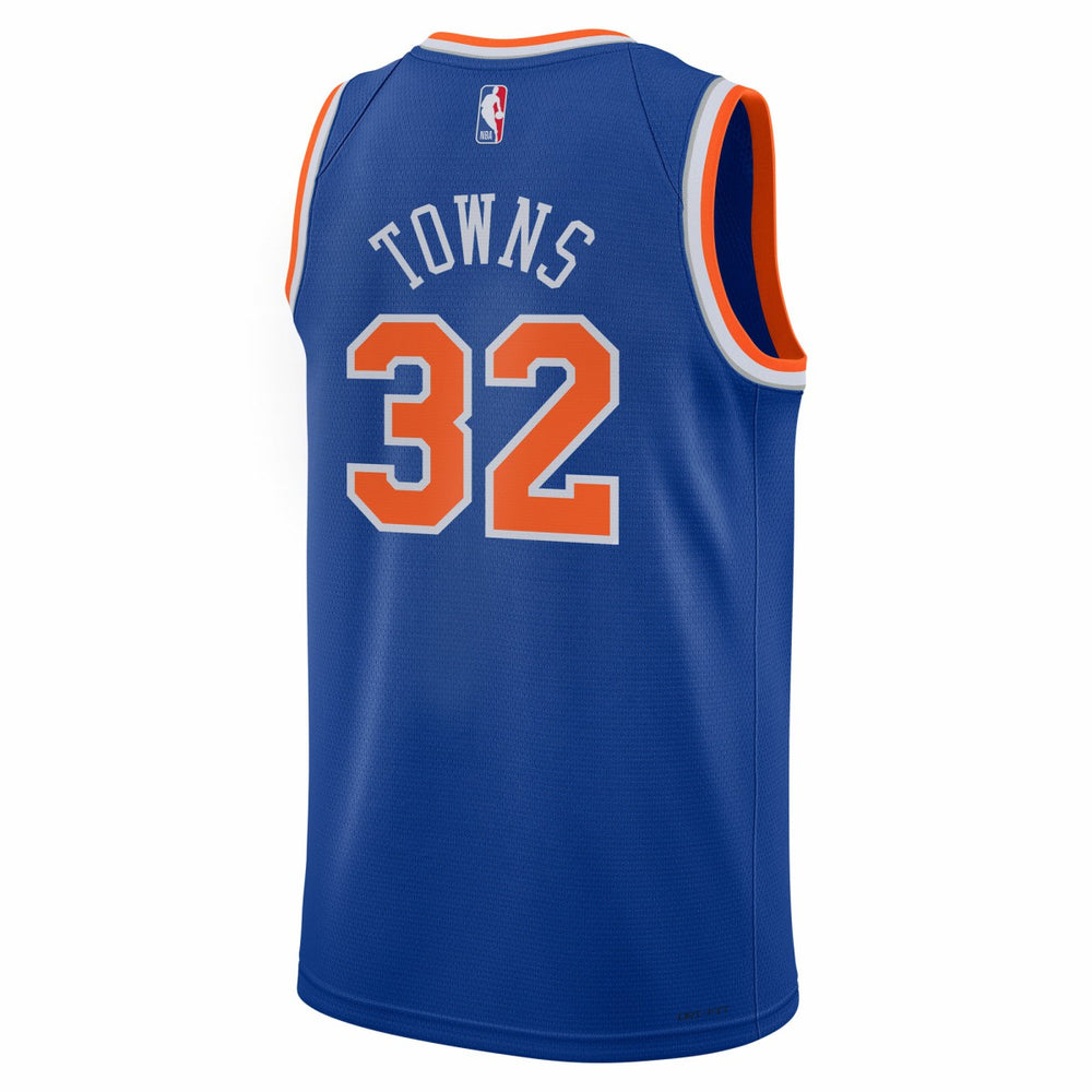 Karl-Anthony Towns New York Knicks Youth Swingman Jersey - Icon Edition - Blue | Nike cheap