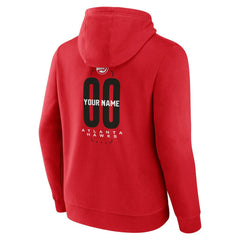Atlanta Hawks Center Court Name & Number Custom Hoodie - Red cheap