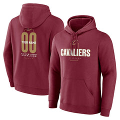 Cleveland Cavaliers Center Court Name & Number Custom Hoodie sale - Wine online