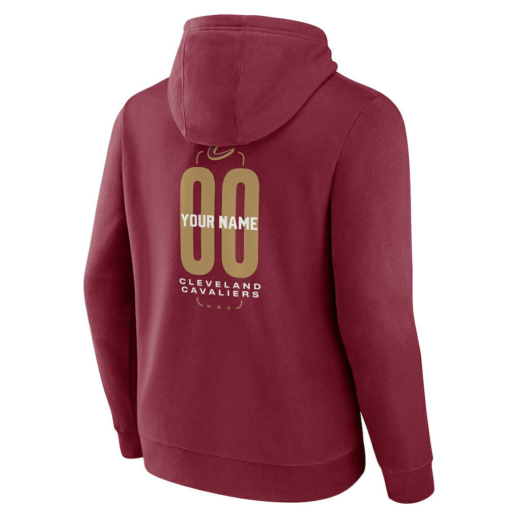 Cleveland Cavaliers Center Court Name & Number Custom Hoodie sale - Wine online