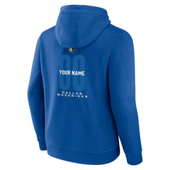Dallas Mavericks Center Court Name & Number Custom Hoodie sale - Blue cheap