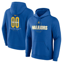 Golden State Warriors Center Court Name & Number Custom Hoodie sale - Royal for sale
