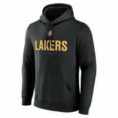 Los Angeles Lakers Center Court Name & Number Custom Hoodie - Black outlet