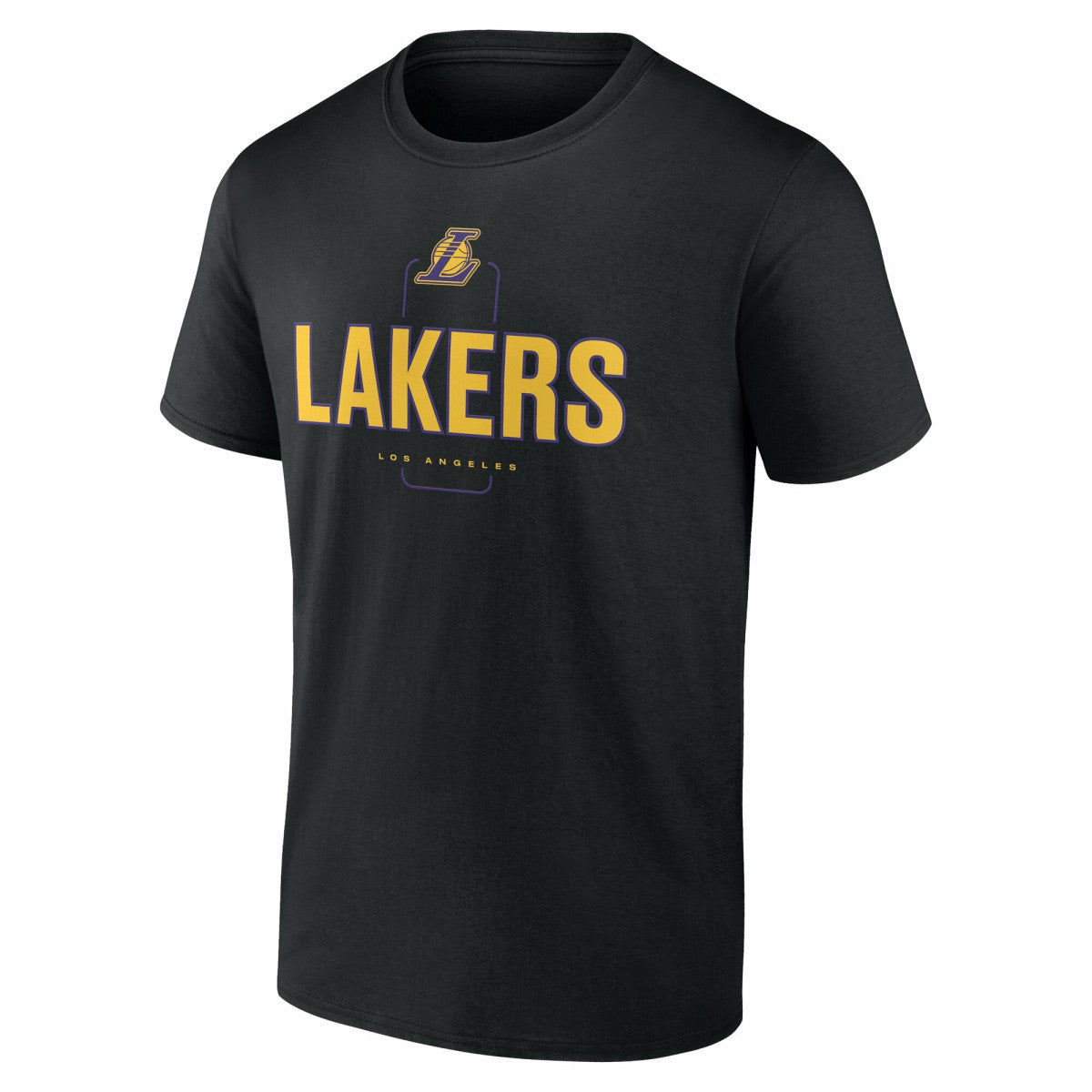 Los Angeles Lakers Center Court Name & Number Custom T-Shirt - Black online