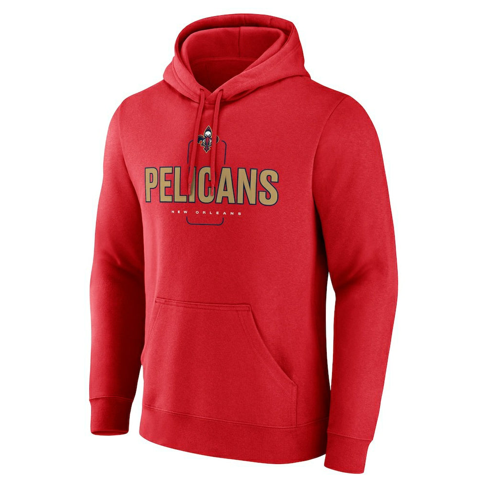 New Orleans Pelicans Center Court Name & Number Custom Hoodie - Red cheap