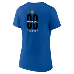 Orlando Magic Women's Center Court Name & Number Custom V-Neck T-Shirt - Blue shop