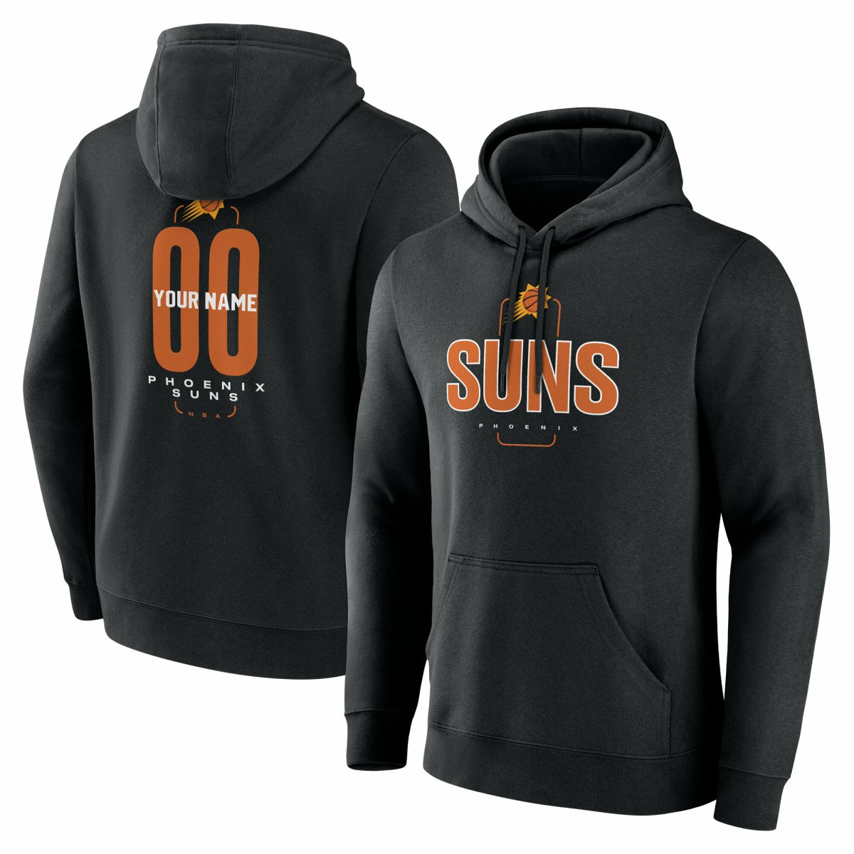 Phoenix Suns Center Court Name & Number Custom Hoodie - Black for sale