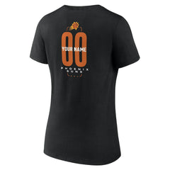 Phoenix Suns Women's Center Court Name & Number Custom V-Neck T-Shirt sale - Black online