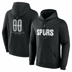 San Antonio Spurs Center Court Name & Number Custom Hoodie - Black outlet