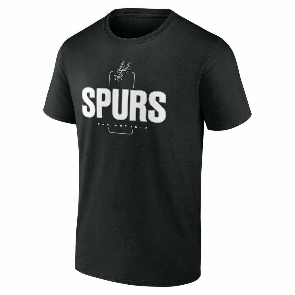 San Antonio Spurs Center Court Name & Number Custom T-Shirt - Black online