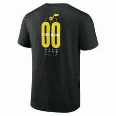 Utah Jazz Center Court Name & Number Custom T-Shirt - Black outlet