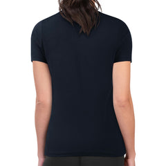 Memphis Grizzlies G-III 4Her by Carl Banks Women's Super-Slim Lightweight Pinstripe Circle Graphic T-Shirt - Navy cheap