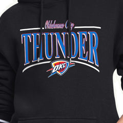 Oklahoma City Thunder Starter Women's Arch Stripe Fleece Hoodie - Black sale