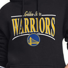 Golden State Warriors Starter Women's Arch Stripe Fleece Hoodie sale - Black on sale