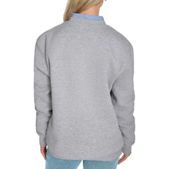 New York Knicks Starter Women's Arch Stripe Fleece Crewneck Sweatshirt - Gray for sale
