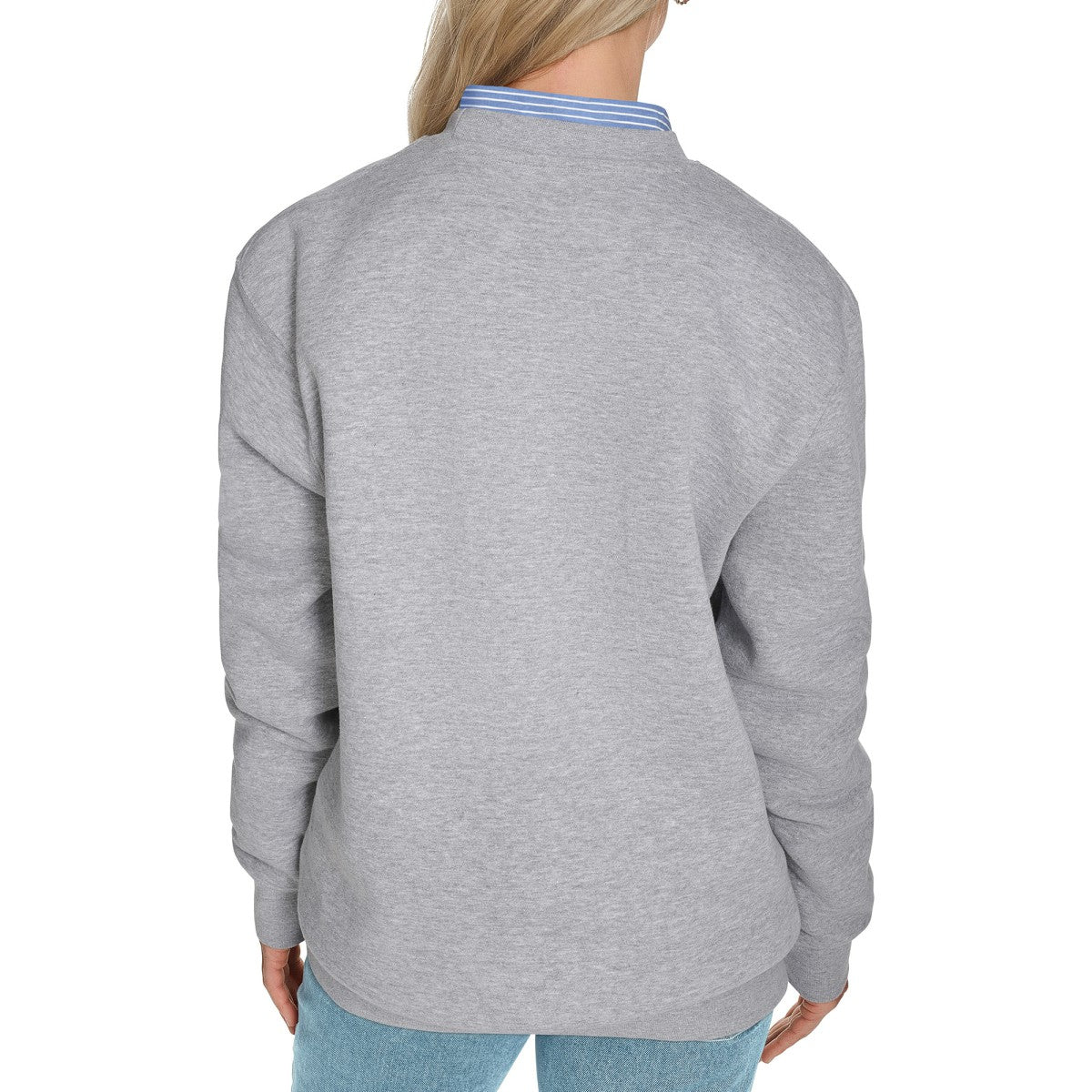 Utah Jazz Starter Women's Arch Stripe Fleece Crewneck Sweatshirt - Gray on sale