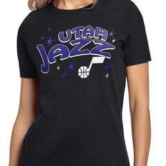 Utah Jazz Starter Women's Fireworks T-Shirt - Black online