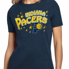 Indiana Pacers Starter Women's Fireworks T-Shirt - Navy for sale