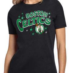 Boston Celtics Starter Women's Fireworks T-Shirt - Black outlet