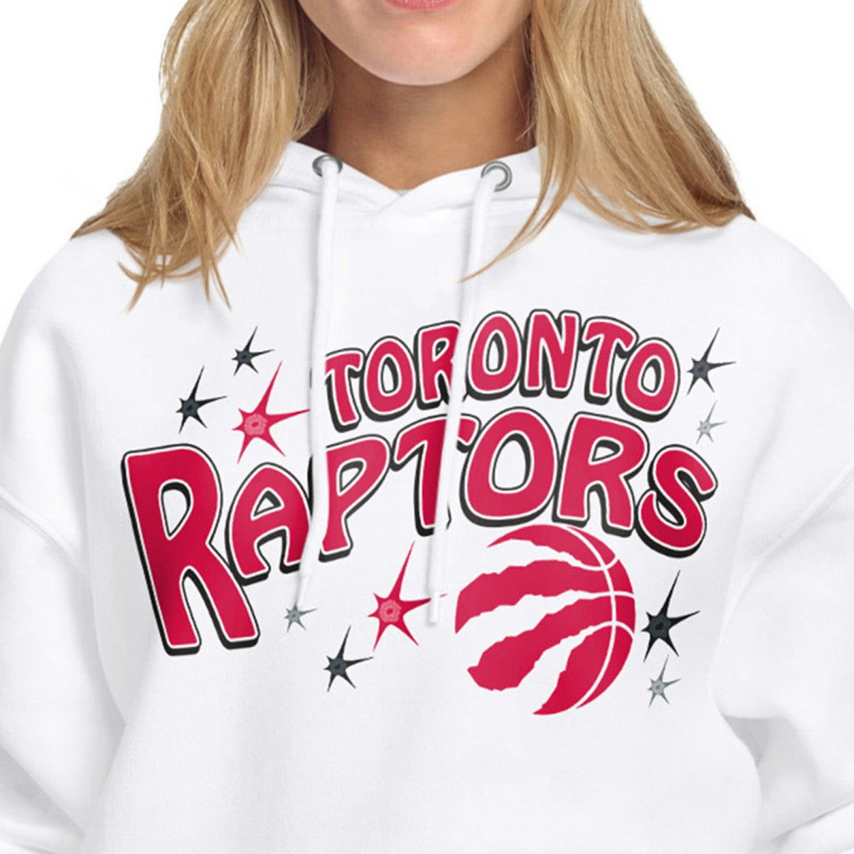 Toronto Raptors Starter Women's Fireworks Fleece Hoodie - White online