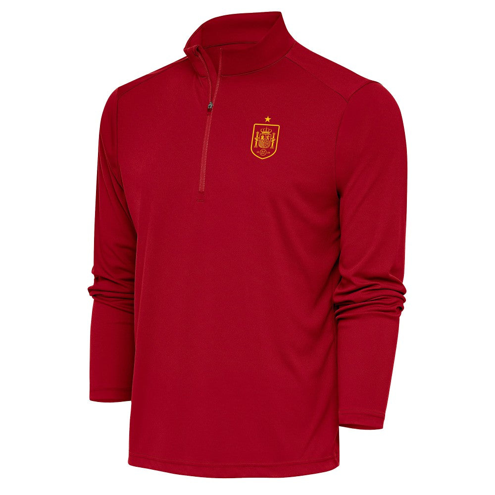 Spain National Team Antigua Statement Quarter-Zip Pullover - Red sale